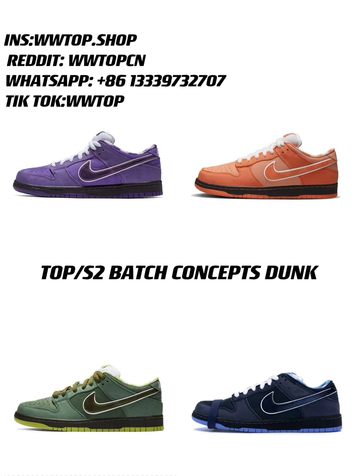 Dunk Low Concepts (8 colour ways)