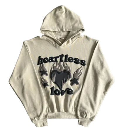 Broken Planet Beige Heartless Hoodie