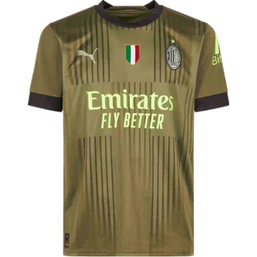 milan football jersey t-shirt - Green