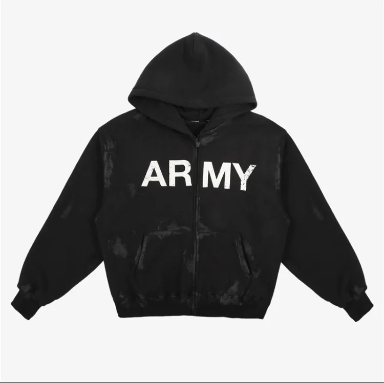 Army Zip Up Hoodie (3 Styles)