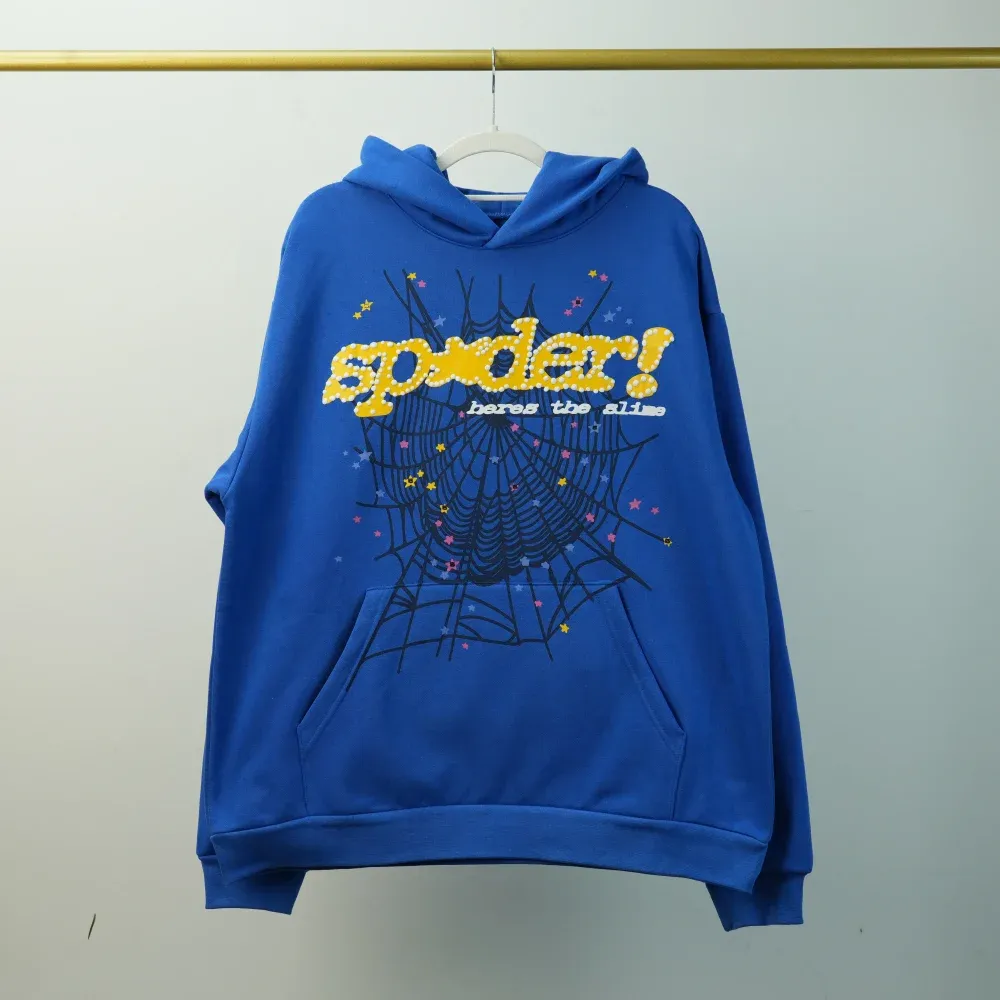 Sp5der TC Hoodie Blue