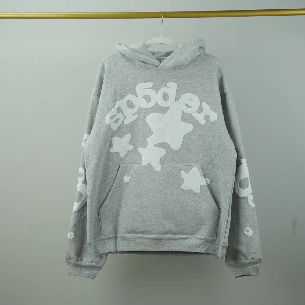 Sp5der Beluga Hoodie Heather Grey