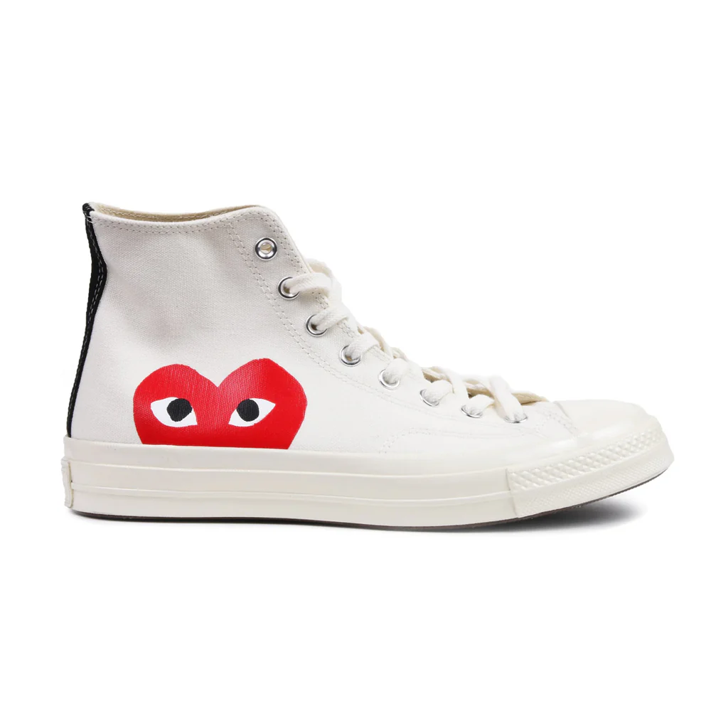 Converse Chuck Taylor All Star 70 Hi Comme des Garcons PLAY White 